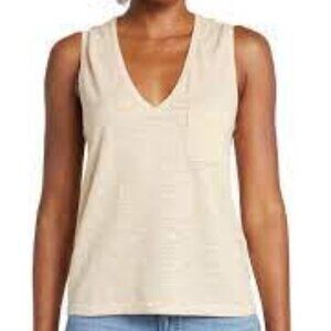 360 CASHMERE Jill U-Neck Tank Top. New With Tags. Size Medium